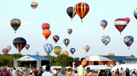 Праздник США. Фестиваль воздушных шаров в Нью-Джерси